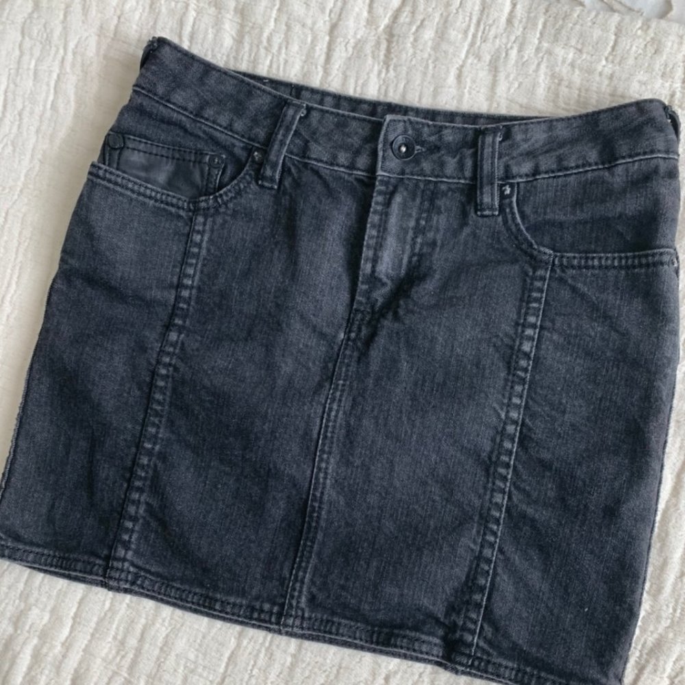 Levis x Andy Warhol Collection Charcoal Gray Skirt